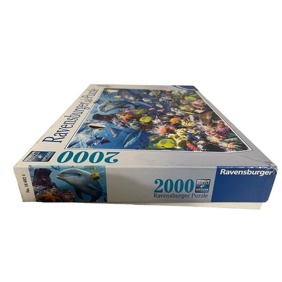 Ravensburger 2000 Piece Jigsaw Puzzle "Underwater" Colorful Fish Seascape - Picture 9 of 15